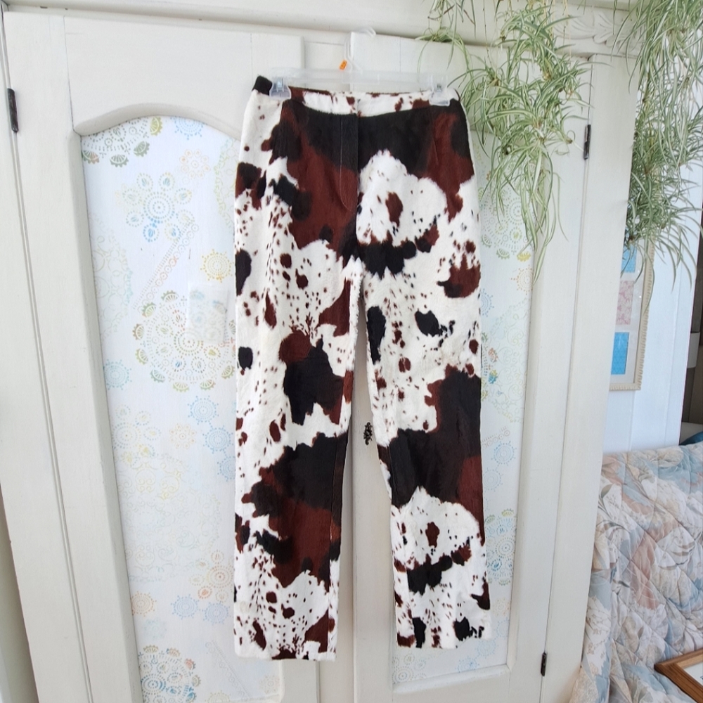 Cow Print Pants
